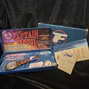 Fossil Captain Fossil Limited Edition Watch - Brown and Silver